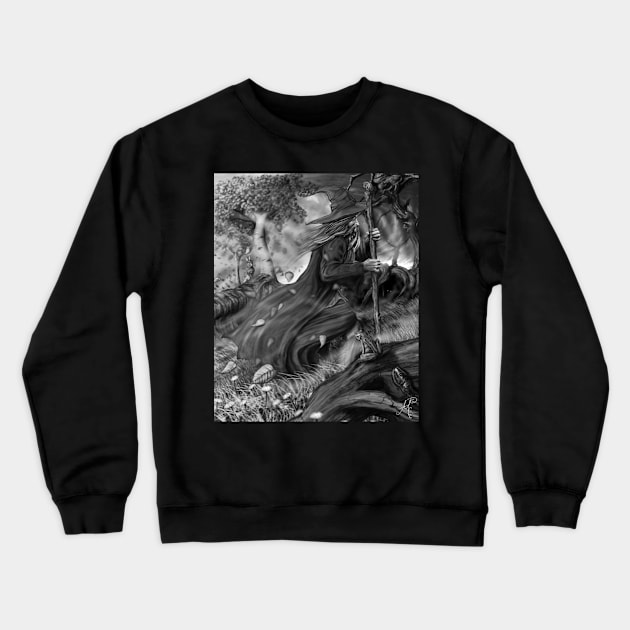 The Wizards Path Crewneck Sweatshirt by AndyJamesMcCann